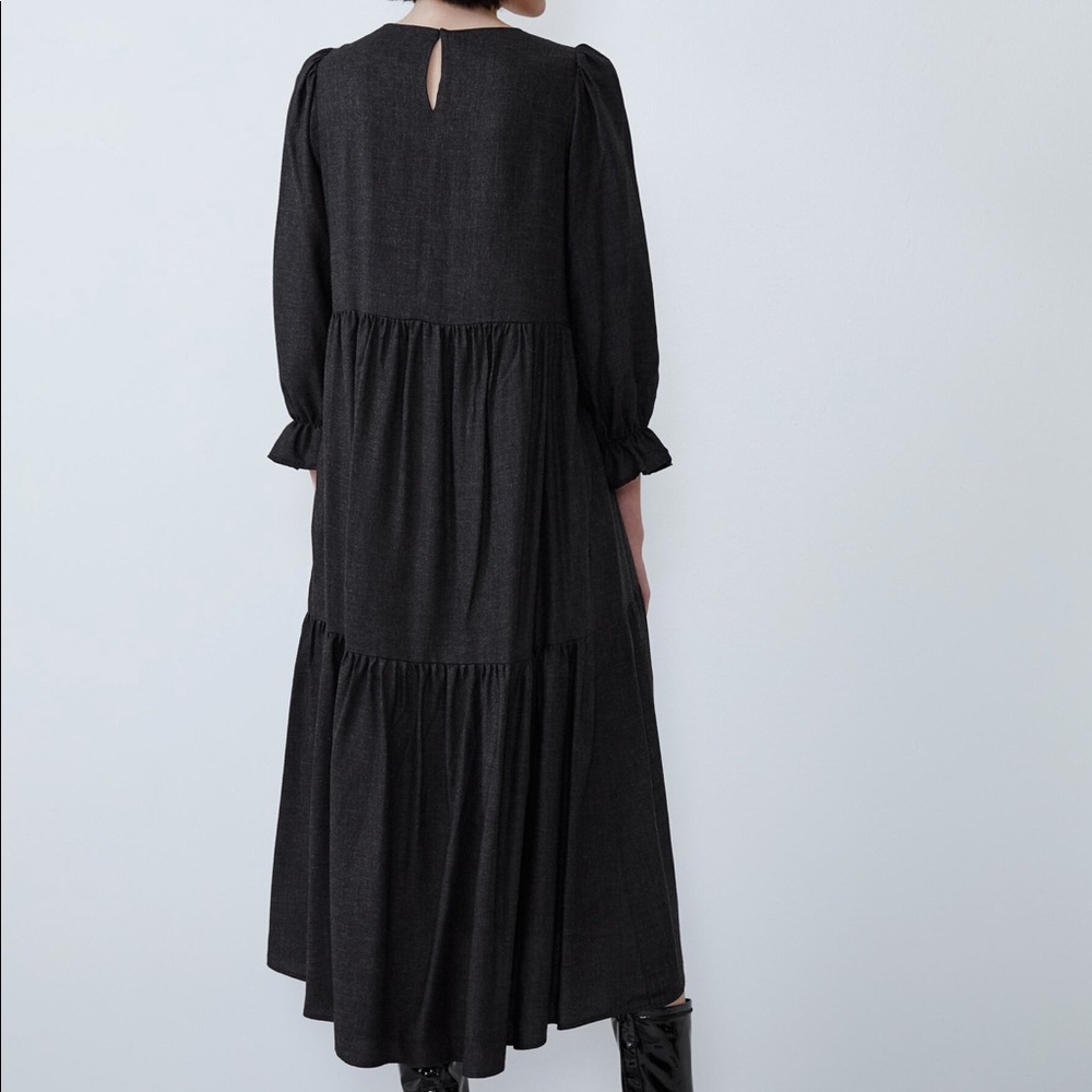 Zara midi pleated dress - Picture 6 of 8